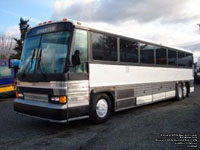 Blue and White Bus and Coach 208 - MCI