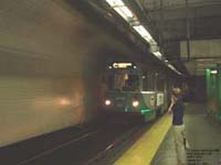 MBTA 3710 - Type 7 Green Line car built by Kinko-Sharyo in 1997