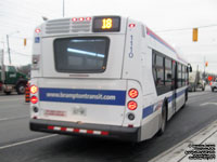 Brampton Transit 1110 - 2011 New Flyer XD40