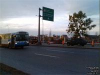 STO - Construction du Rapibus construction, boulevard Maloney, Gatineau