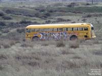 Old school bus in Washtucna,WA