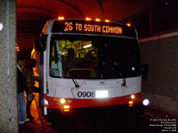 Mississauga Transit 0908 - 2009 New Flyer D40LFR - Central Parkway Garage