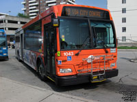 Mississauga Transit 1043 - 2010 Orion 07.501 VII HEV - Central Parkway Garage