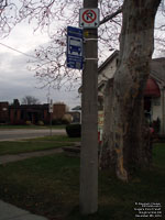 Niagara Falls Transit Stop Sign