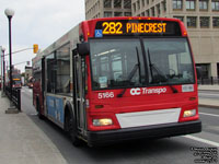 OC Transpo 5166 - 2010 Orion VII (07.501) NG Hybrid