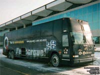 La Quebecoise 9620 (Parti Quebecois scheme) - 1996 Prevost H3-45