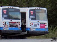 CMTS / STS 49105 - Old CMTS paint scheme with new STS logo added on later. (1999 Novabus LFS)