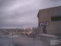 Quebec City (Beauport) Galeries Ste-Anne demolition demolition