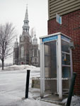 Bell Canada payphone in St-Felix-de-Kingsey,QC