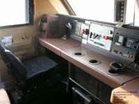 Amtrak 204's cab - 2000-01 GE P42DC (Genesis) - IC General Pool (Chicago)