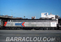 Amtrak 437 - E8A (Ex-AMTK 213, nee RFP 1001)