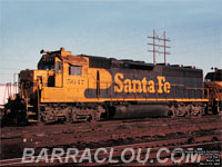 ATSF 5647 - SD45-2 (To ATSF 7207, then ATSF 5807, then BNSF 6457)