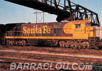 ATSF 8502 - U33C (Retired by ATSF)