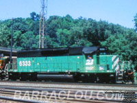 BN 6333 - SD40-2 (To BNSF 6333, then BNSF 1914)