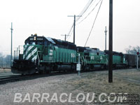 BN 6804 - SD40-2 (To BNSF 6839 - Nee BN 6344)