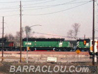 BN 7156 - SD40-2 (To BNSF 7156, then HLCX 7156)