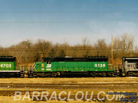 BN 8136 - SD40-2 (To BNSF 8136, then FURX 8136)