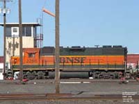 BNSF 2266 - GP38-2 (ex-BN 2266, nee SLSF 411)