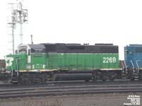 BNSF 2269 - GP38-2 (ex-BN 2269, nee SLSF 414)