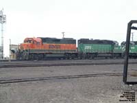 BNSF 2282 - GP38-2  (ex-BN 2282, nee SLSF 427) & 2093 - GP38-2 (nee BN 2093)