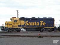 BNSF 2847 - GP39-2 (ex-ATSF 3443:2, exx-ATSF 3629, exxx-ATSF 3129:2, nee ATSF 3629)