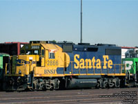 BNSF 2866 - GP39-2 (ex-ATSF 3680, exx-ATSF 3178, nee ATSF 3680)