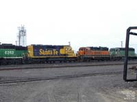 BNSF 6208 - SD39 (To BNSF 1918, then GN 1918, then LTEX 1918 -- Ex-ATSF 1564, nee ATSF 4018:1)