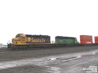 BNSF 6313 - SD40u (ex-ATSF 5014, nee ATSF 1714) & BNSF 6831 - SD40-2 (Re# BNSF 1856 -- Ex-BN 6831)