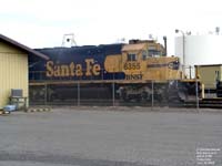 BNSF 6355 - SD40-2 (Re# BNSF 1810 -- nee ATSF 5041)