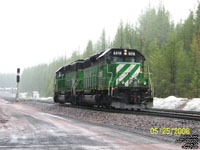 BNSF 6816 - SD40-2 (Re# BNSF 1687 -- ex-BN 6816, nee BN 6356)& BNSF 6818 - SD40-2 (Re# BNSF 1689 -- ex-BN 6818, nee BN 6358)