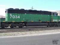 BNSF 7034 - SD40-2 (Re# BNSF 1779 -- nee BN 7034)