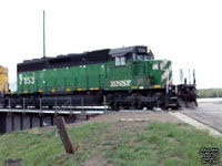 BNSF 7153 - SD40-2 (Re# BNSF 1 -- nee BN 7024)