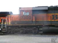 BNSF 7303 - SD40-2 (To BNSF 6964, then ILSX 1338 -- nee GTW 5915)