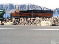 BNSF 7327 - SD40-2 (Re# BNSF 6987, then WAMX 4165 --nee CN 5024)