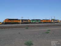 BNSF 7335 - SD40-2 (Re# BNSF 6996, then Retired  -- nee CN 5069) & 7025  - SD40-2 (nee BN 7025)