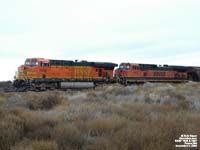 BNSF 7668 - ES44DC & 1057 - C44-9W