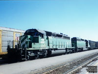 BNSF 7822 - SD40-2 (Re# BNSF 1595 -- ex-BN 7822, exx-C&S 7822, nee C&S 952)