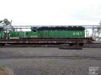 BNSF 8167 - SD40-2 (Re# BNSF 8091, then BNSF 1794 -- nee BN 8167)