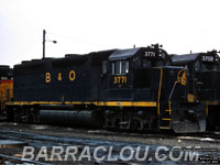 B & O 3771 - GP40 (To CSXT 6547, then FEC 444, then AGR 444)