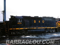 B & O 4001 - GP40 (To CSXT 6576, then CSXT 9729, then CSXT 2360)