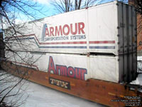 Armour containers on the CN train 120