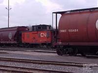 Canadian National Railway van near Quebec City,QC.