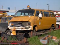 GWWD Dodge truck on steel wheels