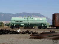 Idaho Northern & Pacific MOW tank car; La Grande,OR