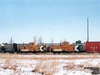 Quebec Southern Railway - QSR 434921 and QSR 434330