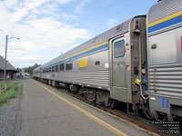 Via Rail 4101 (4100-serie Stainless steel coach: 74 seats) (ex-AMTK 5803, exx-LK&N 3244, nee C&EI 482)