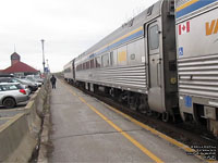 Via Rail 4115 (4100-serie Stainless steel coach: 74 seats) (ex-AMTK 3855, nee SOU 955)