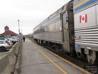 Via Rail 4116 (4100-serie Stainless steel coach: 74 seats) (ex-RailSea Cruises 3816, exx-H. Fraser 3816, exxx-AMTK 3816, exxxx-AMTK 3902, exxxxx-SP 2223, exxxxxx-T&NO 435, nee SP 2362)