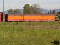 Old Daylight baggage car in Tillamook,OR