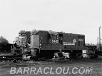 CR 5443 - GP8 (nee EL/ERIE 1223) and 5455 - GP8 (nee EL/ERIE 1202 - To UFC 1096, Tamora, Nebraska)